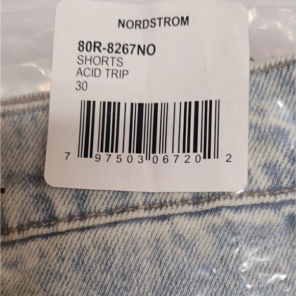 Blank NYC The Barrow Acid Trip New in Package Shorts Distressed Women's 30 - Picture 3 of 10